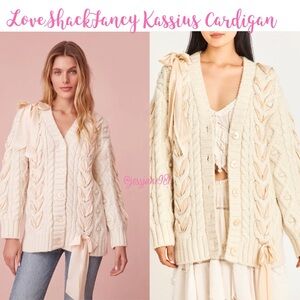 LoveShackFancy Kassius Ribbon Cardigan